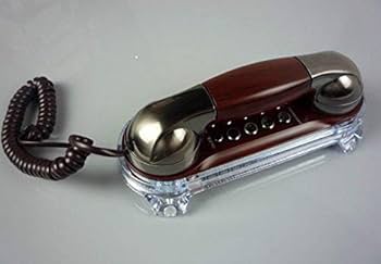 Amazon | 電話機 レトロ 子機 固定電話 壁かけ おしゃれ